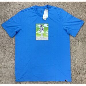 Adidas T-Shirt Mens XLT Tall M Boost Rocket Graphic Pulse Blue Short Sleeve NWT